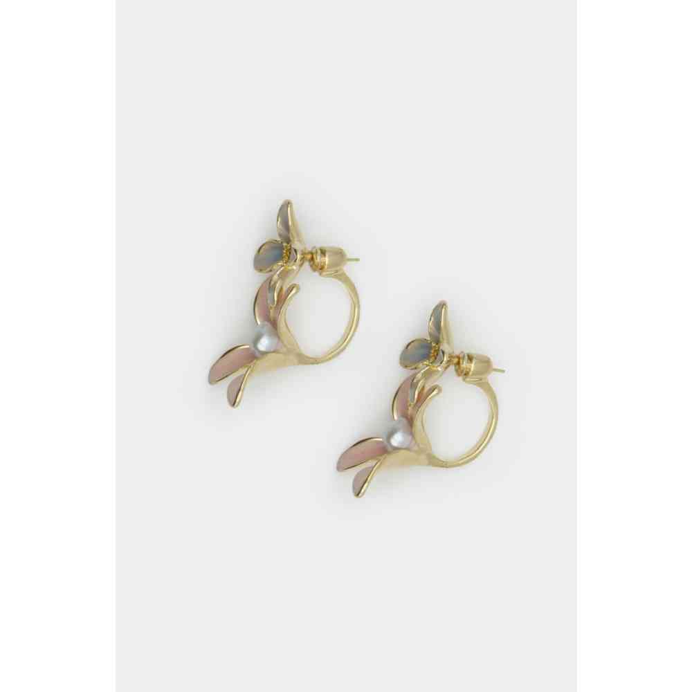 Voodoo Vixen - Double Flower Hoop Ohrringe - Mehrfarben